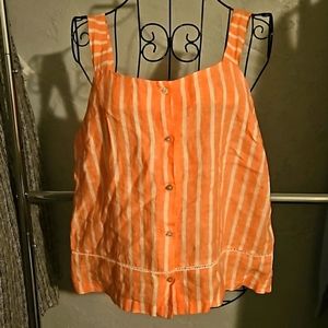 C&C California 100% linen top. Size S.